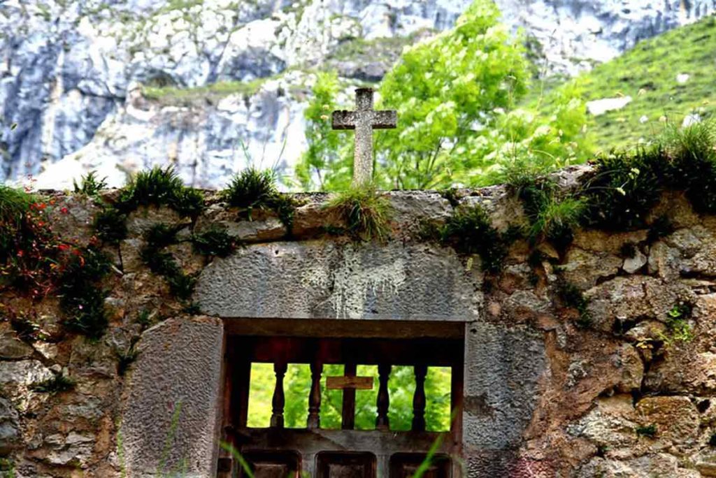 Imagen del cementerio de Bulnes, en Asturias